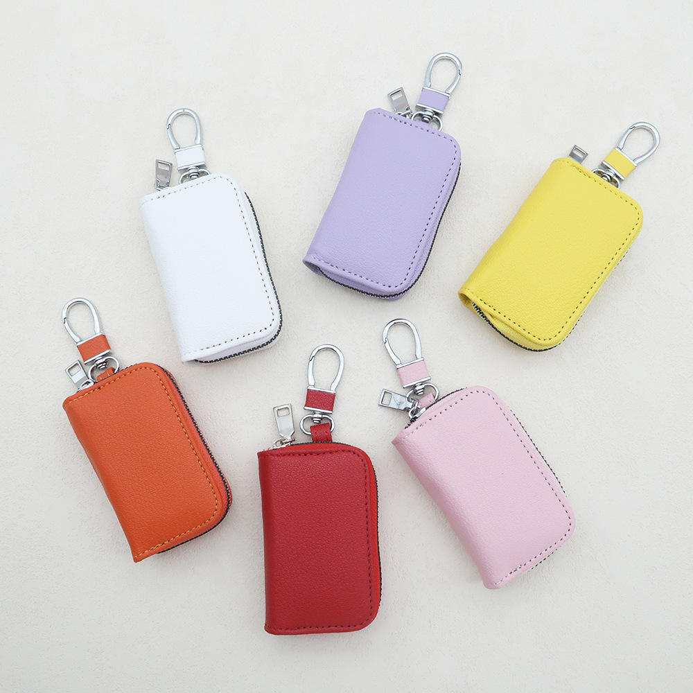 Ouyeda Car Key Bag - Waterproof PU Leather Key Wallet for Men Women | ajfpt.com